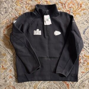Nike Black Zip-Up Sweater